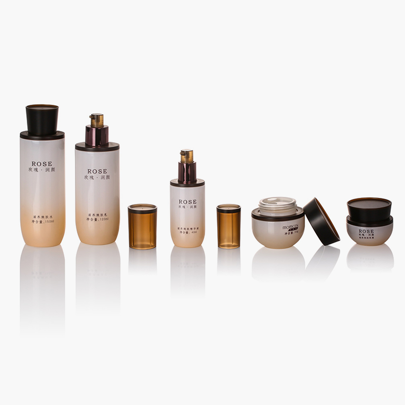 14A-serie glazen cosmetische lotionfles met dikke bodem